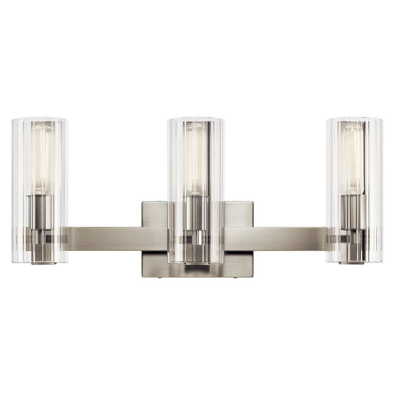 Image 4 Kichler Jemsa 22 3/4" Wide Brushed Nickel 3-Light Bath Light more views