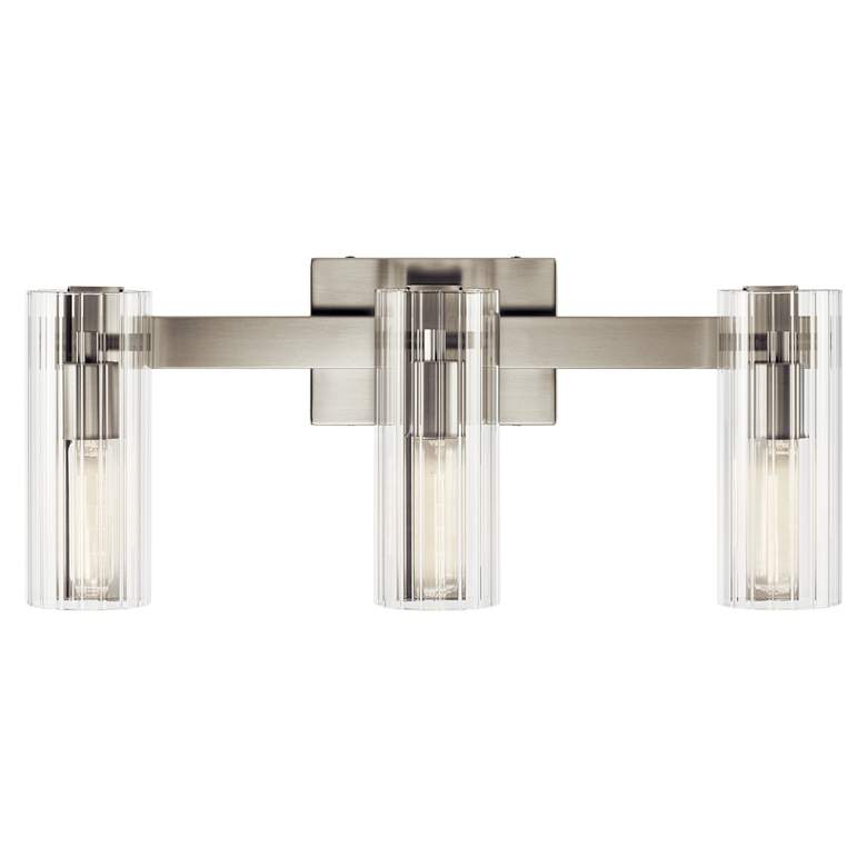Image 5 Kichler Jemsa 22 3/4" Wide Brushed Nickel 3-Light Bath Light more views