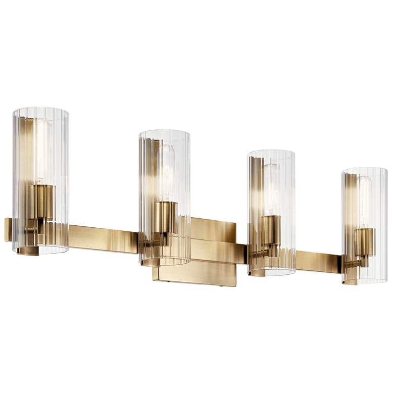 Image 1 Kichler Jemsa 32" Wide Champagne Bronze 4-Light Bath Light