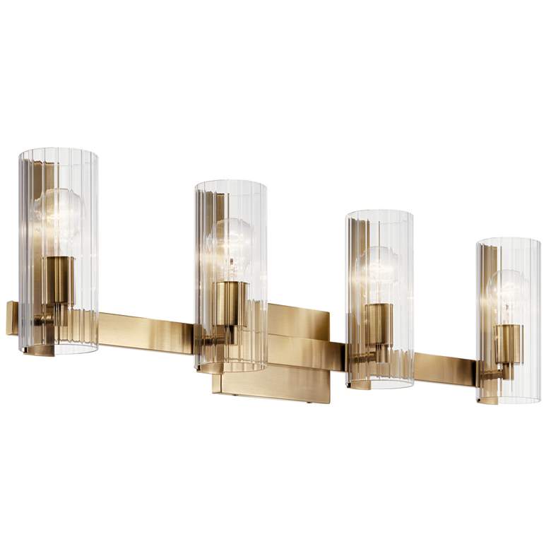 Image 2 Kichler Jemsa 32" Wide Champagne Bronze 4-Light Bath Light more views