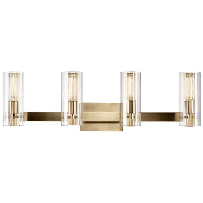 Image 4 Kichler Jemsa 32" Wide Champagne Bronze 4-Light Bath Light more views