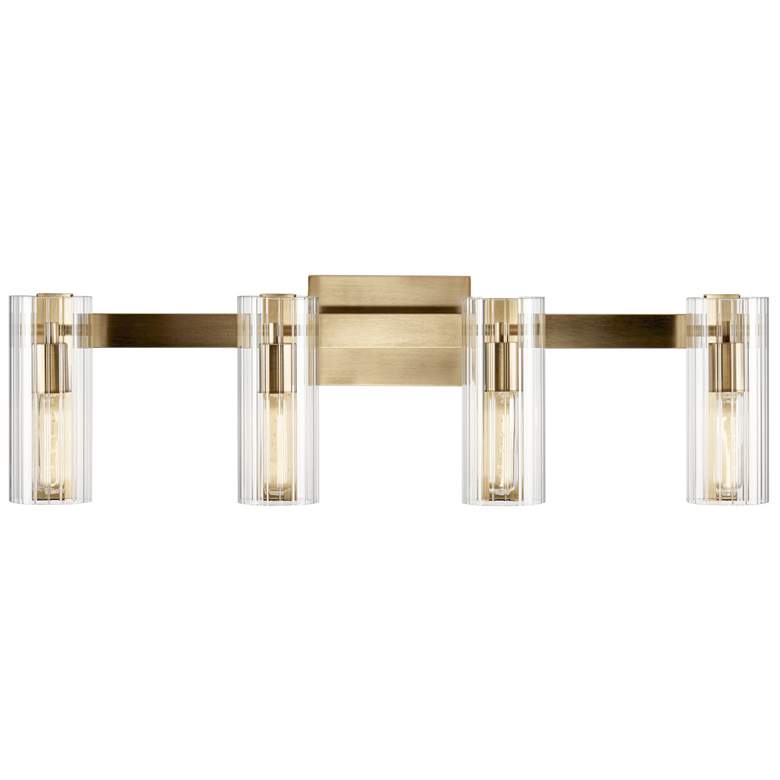 Image 5 Kichler Jemsa 32" Wide Champagne Bronze 4-Light Bath Light more views