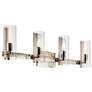 Thumbnail1 of Kichler Jemsa 32" Wide Polished Nickel 4-Light Bath Light