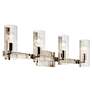 Thumbnail2 of Kichler Jemsa 32" Wide Polished Nickel 4-Light Bath Light more views