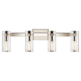Image5 of Kichler Jemsa 32" Wide Polished Nickel 4-Light Bath Light more views