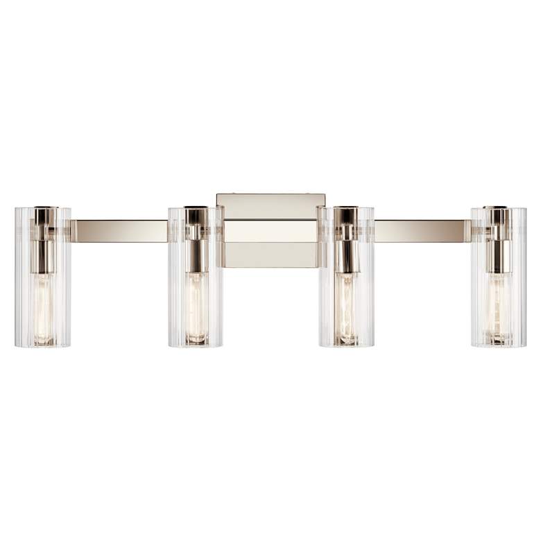 Image 5 Kichler Jemsa 32" Wide Polished Nickel 4-Light Bath Light more views