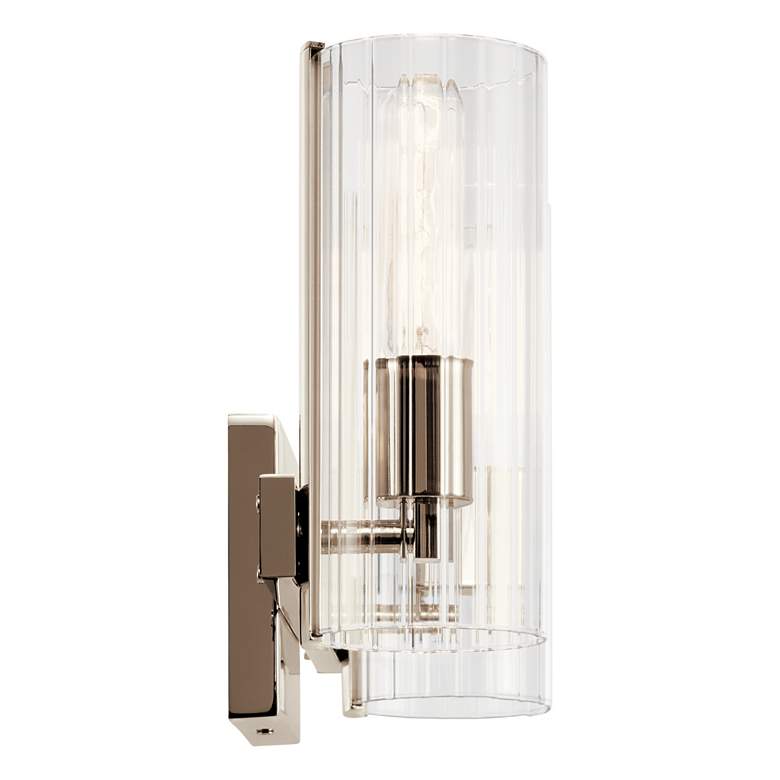 Image 3 Kichler Jemsa 9 3/4"H Polished Nickel 2-Light Wall Sconce more views