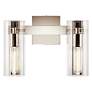 5_Kichler Jemsa 9 3/4"H Polished Nickel 2-Light Wall Sconce more views
