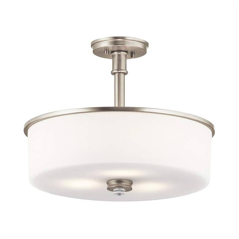 Image 2 Kichler Joelson 17.8" WIde Brushed Nickel Ceiling Light