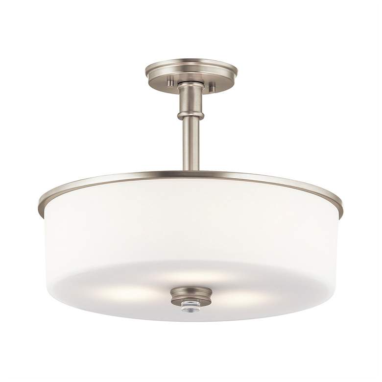 Image 1 Kichler Joelson 17.8 inch WIde Brushed Nickel Ceiling Light