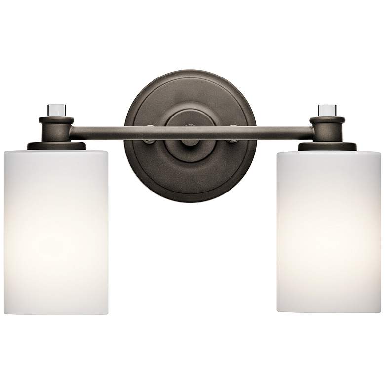 Image 2 Kichler Joelson 2-Light 14" Wide Old Bronze Bath Light