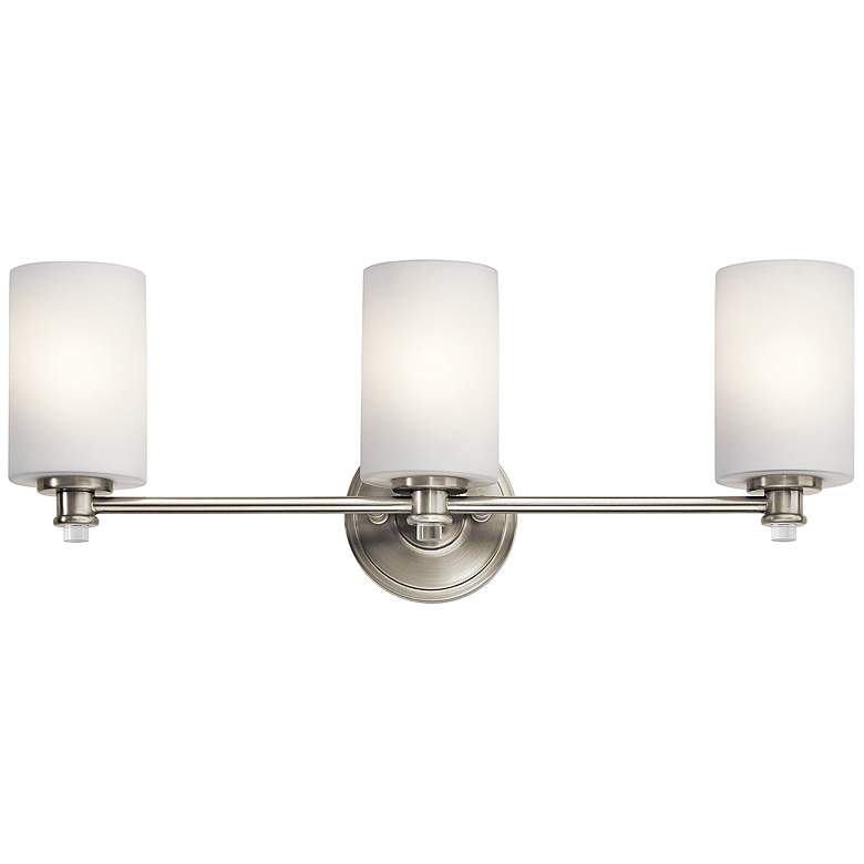 Image 2 Kichler Joelson 24" Wide Brushed Nickel 3-Light Bath Light