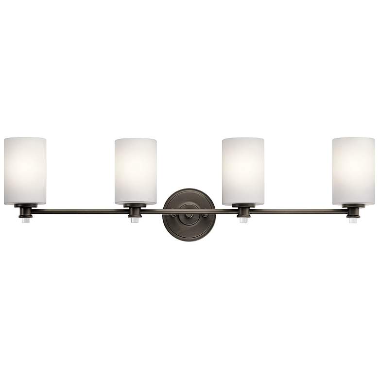 Image 2 Kichler Joelson 4-Light 34" Wide Olde Bronze Bath Light