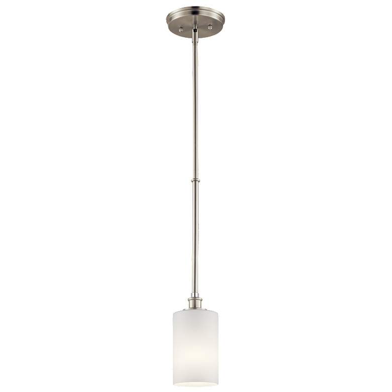 Image 1 Kichler Joelson Brushed Nickel 1 Light Mini Pendant