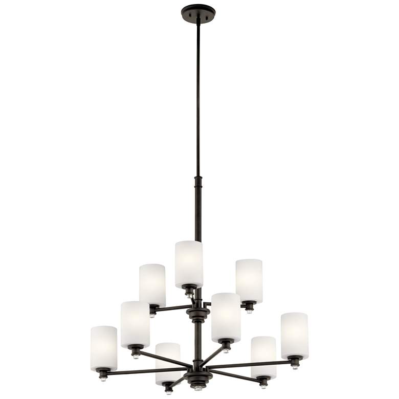 Image 1 Kichler Joelson Olde Bronze Chandelier 9Lt LED