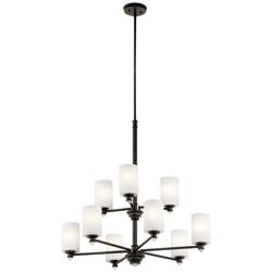 Kichler Joelson Olde Bronze Chandelier 9Lt LED