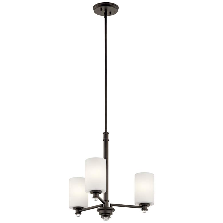 Image 1 Kichler Joelson Olde Bronze Mini Chandelier 3Lt LED