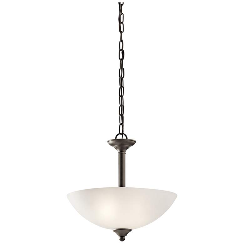 Image 1 Kichler Jolie 15" Wide 2-Light LED Bulb Olde Bronze Pendant