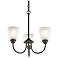Kichler Jolie 18" Wide 3-Light Olde Bronze Mini Chandelier
