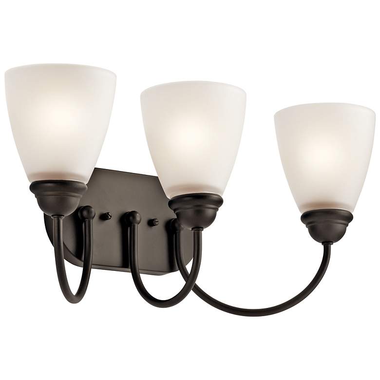 Image 1 Kichler Jolie 20 1/2" Wide Olde Bronze 3-Light Bath Light