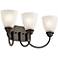 Kichler Jolie 20 1/2" Wide Olde Bronze 3-Light Bath Light