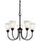 Kichler Jolie 22" Wide Olde Bronze 5-Light LED Chandelier