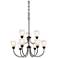 Kichler Jolie 28" Wide 9-Light LED Olde Bronze Tiered Chandelier