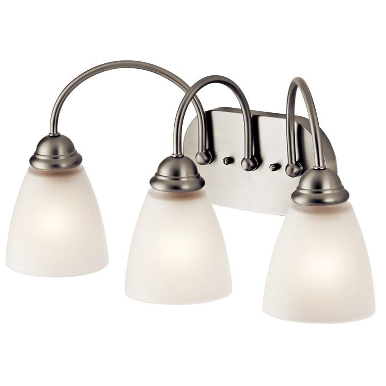 Image 2 Kichler Jolie Brushed Nickel Bath 3Lt LED more views