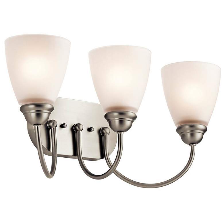 Image 1 Kichler Jolie Brushed Nickel Bath 3Lt