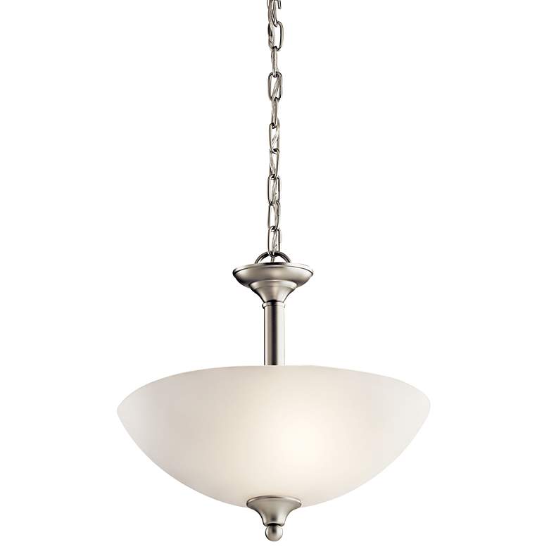 Image 2 Kichler Jolie Brushed Nickel Pendant/Semi Flush 2Lt more views