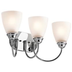 Kichler Jolie Chrome Bath 3Lt