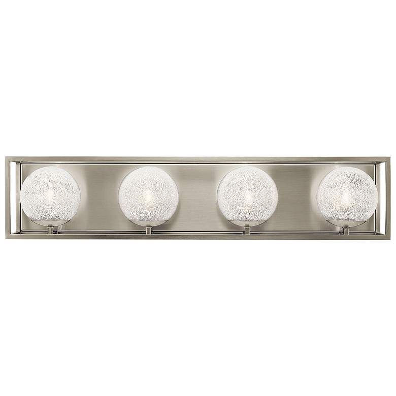 Image 1 Kichler Karia 29 inch Wide Brushed Nickel 4-Light Bath Light