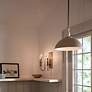Thumbnail3 of Kichler Karthe 14.5" High 3-Light Brushed Nickel and Wood Wall Light more views