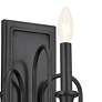 3_Kichler Karthe 14 1/2" High Black 3-Light Wall Sconce more views