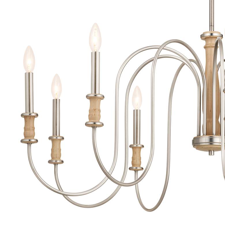 Image 3 Kichler Karthe Brushed Nickel more views