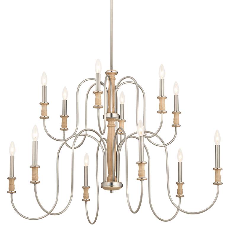 Image 3 Kichler Karthe Brushed Nickel more views