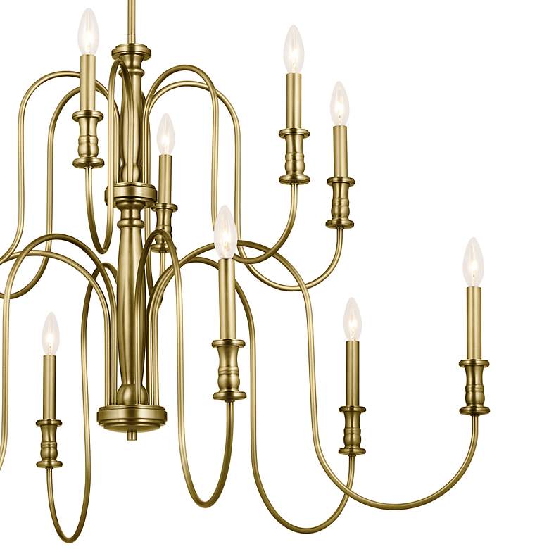 Image 3 Kichler Karthe Natural Brass more views