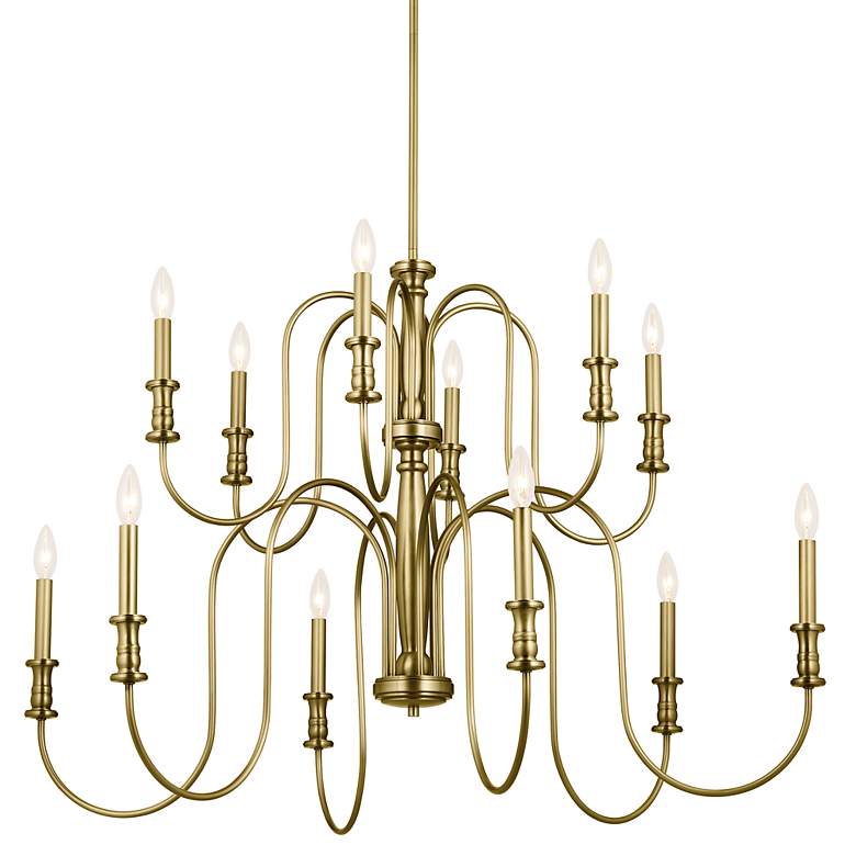Image 6 Kichler Karthe Natural Brass more views