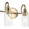 Kichler Kavi 10" High Champagne Bronze 2-Light Wall Sconce