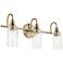 Kichler Kavi 23" Wide Champagne Bronze 3-Light Bath Light