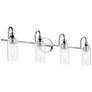 Kichler Kavi 31 1/2" Wide Chrome 4-Light Bath Light