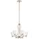 Kichler Kayva 28"W Polished Nickel 13-Light LED Chandelier