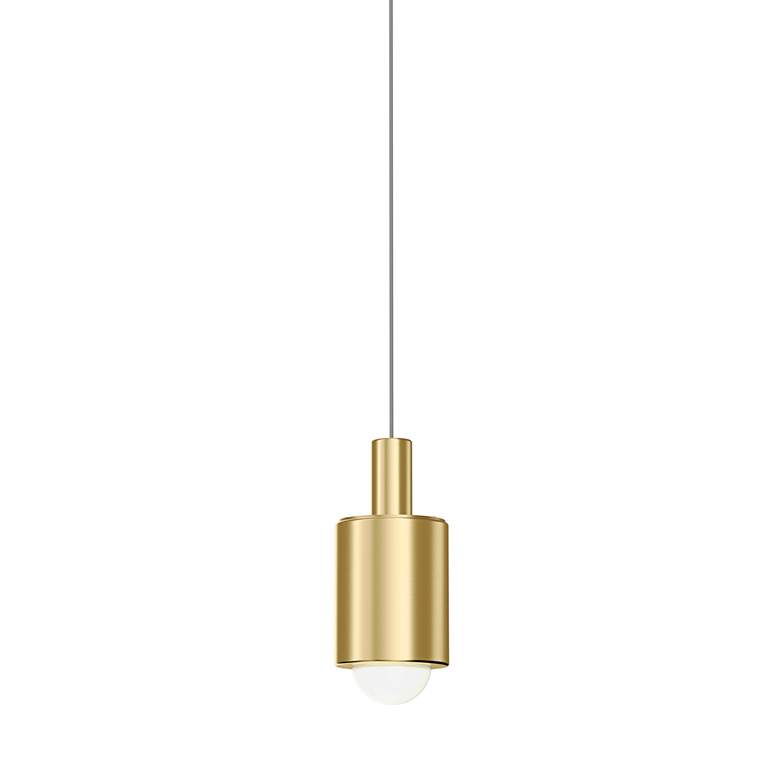 Image 2 Kichler Keele 3 1/2" Wide Champagne Gold LED Mini Pendant more views
