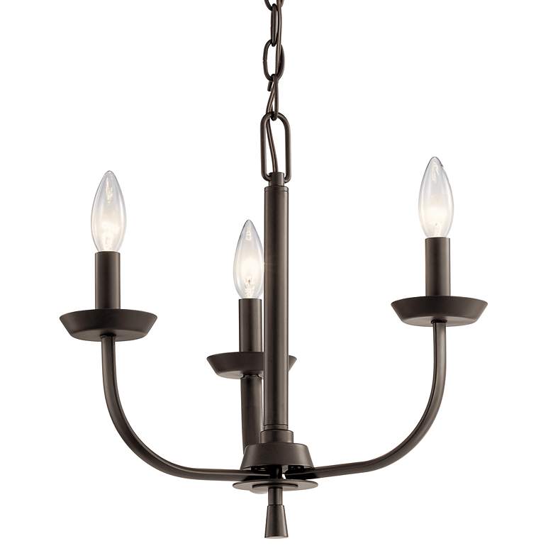 Image 2 Kichler Kennewick 16" Wide Olde Bronze 3-Light Chandelier more views