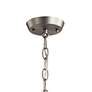 Thumbnail4 of Kichler Kennewick 17" Wide 5-Light White Glass and Nickel Chandelier more views