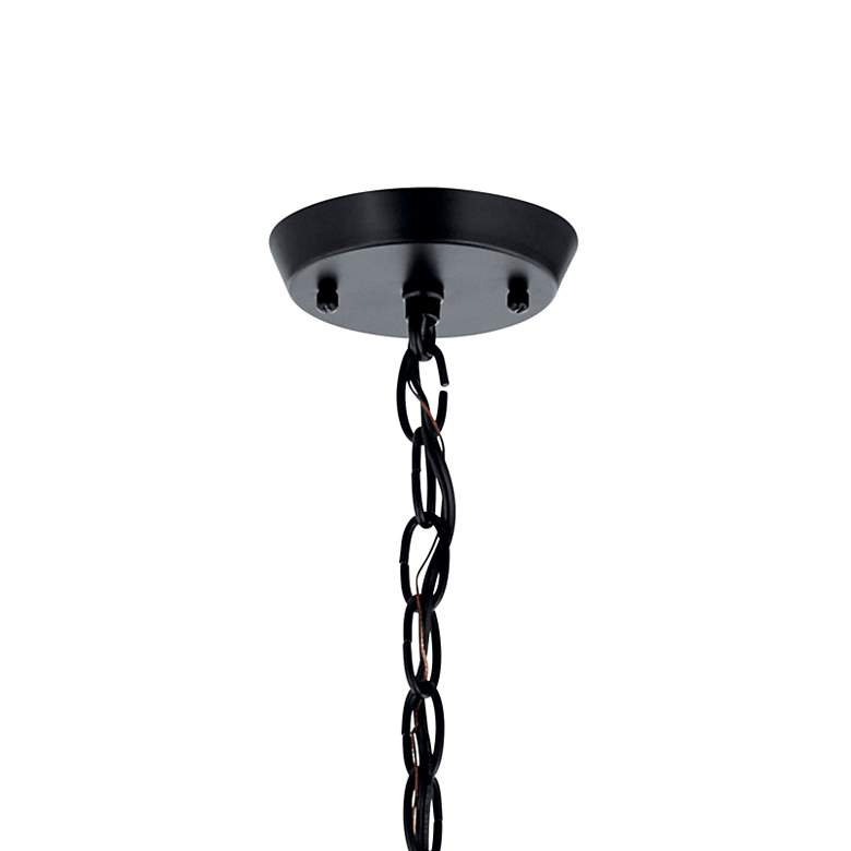 Image 5 Kichler Kennewick 20" Wide Black 3-Light Shade Chandelier more views