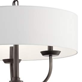 Image2 of Kichler Kennewick 20" Wide Olde Bronze 3-Light Drum Shade Chandelier more views