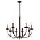 Kichler Kennewick 27 1/4"W Olde Bronze 8-Light Chandelier