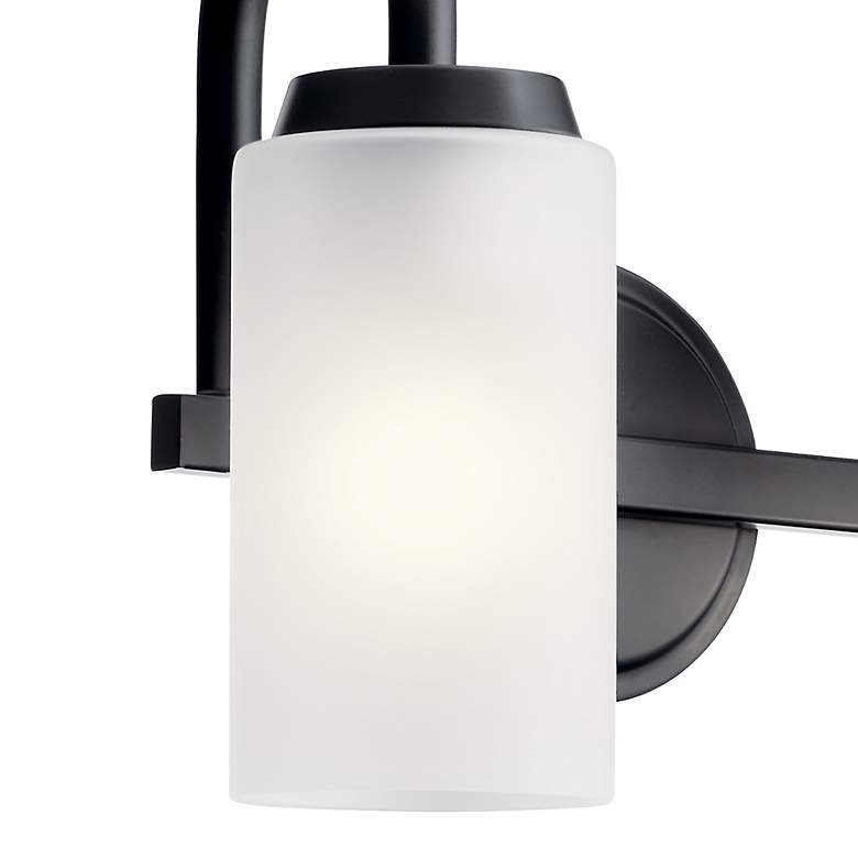 Image 4 Kichler Kennewick 9 3/4" High Black 2-Light Wall Sconce more views