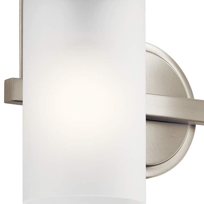 Image 3 Kichler Kennewick 9 3/4"H 2-Light Brushed Nickel Wall Sconce more views